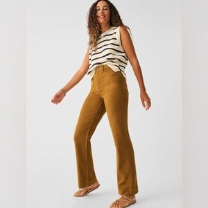 Faherty Ochre Straight Leg Pants